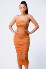 Load image into Gallery viewer, Cinnamon Muse Ruched Cami Two-Piece Set-Kasheer Royalty