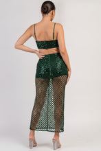 Load image into Gallery viewer, Esme (Emerald Sequin Two-Piece Set)-Kasheer Royalty