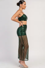 Load image into Gallery viewer, Esme (Emerald Sequin Two-Piece Set)-Kasheer Royalty