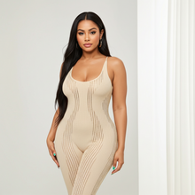Load image into Gallery viewer, Dez Nude Pointelle (Jumpsuit)-Kasheer Royalty