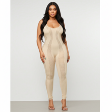 Load image into Gallery viewer, Dez Nude Pointelle (Jumpsuit)-Kasheer Royalty