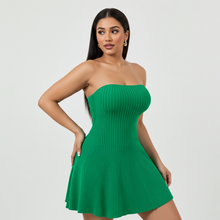 Load image into Gallery viewer, Jade Fit and Flare Tube (Mini Dress)-Kasheer Royalty