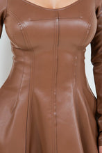 Load image into Gallery viewer, Cocoa Luxe (Flare Dress)-Kasheer Royalty