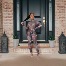 Load image into Gallery viewer, Multi Color Mesh Adoka (Long Sleeve Jumpsuit)-Kasheer Royalty