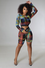 Load image into Gallery viewer, Multi Color Mesh Long Sleeve Keola (Two Piece Set)-Kasheer Royalty
