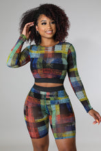 Load image into Gallery viewer, Multi Color Mesh Long Sleeve Keola (Two Piece Set)-Kasheer Royalty
