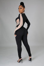 Load image into Gallery viewer, Black & Tan Mesh Mood Swings (Jumpsuit)-Kasheer Royalty