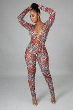Load image into Gallery viewer, Multi Color Mesh Unleash Her (Long Sleeve Jumpsuit)-Kasheer Royalty