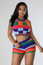 Load image into Gallery viewer, Multi Color Knitted Set Mei (Two Piece Set)-Kasheer Royalty