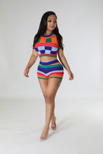Load image into Gallery viewer, Multi Color Knitted Set Mei (Two Piece Set)-Kasheer Royalty