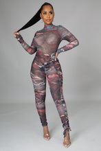 Load image into Gallery viewer, Multi Color Mesh Adoka (Long Sleeve Jumpsuit)-Kasheer Royalty