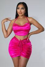 Load image into Gallery viewer, Pink Sweetheart Neckline Mikaela (Two Piece Skirt Set)-Kasheer Royalty