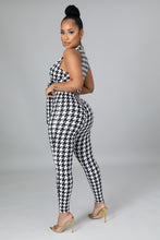 Load image into Gallery viewer, Black and White Halter Top Casual Summer Wear Maddox (Two Piece Set)-Kasheer Royalty