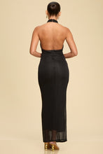 Load image into Gallery viewer, The Argento Ruched Maxi (Black)-Kasheer Royalty
