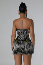 Load image into Gallery viewer, Multi Color Cameo Tube Fitted (Mini Dress)-Kasheer Royalty
