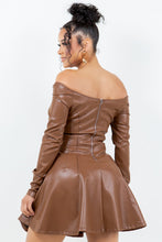 Load image into Gallery viewer, Cocoa Luxe (Flare Dress)-Kasheer Royalty
