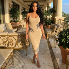 Load image into Gallery viewer, Hands of Luxury (Midi Dress)-Kasheer Royalty
