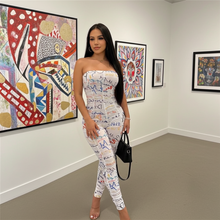 Load image into Gallery viewer, Noelle Ruched Multi Color (Jumpsuit)-Kasheer Royalty
