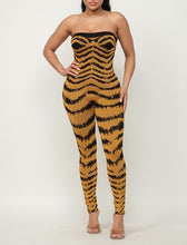 Load image into Gallery viewer, Black and Gold Nalani (Tube Jumpsuit with lurex)-Kasheer Royalty
